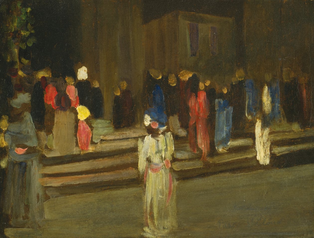 Park van Saint Cloud, ingang, 1906 door Wassily Kandinsky