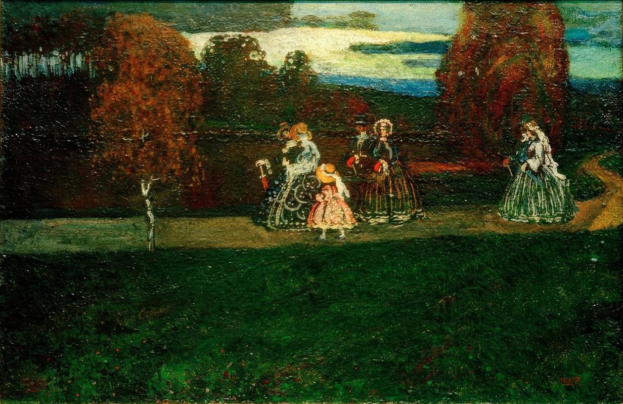 Promenade door Wassily Kandinsky