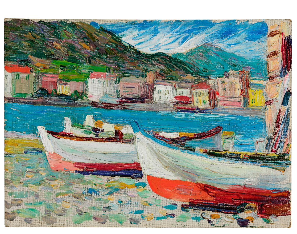 Rapallo, boten door Wassily Kandinsky