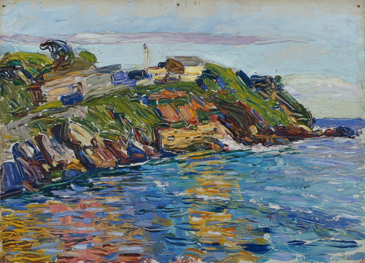 Rapallo – Baai door Wassily Kandinsky