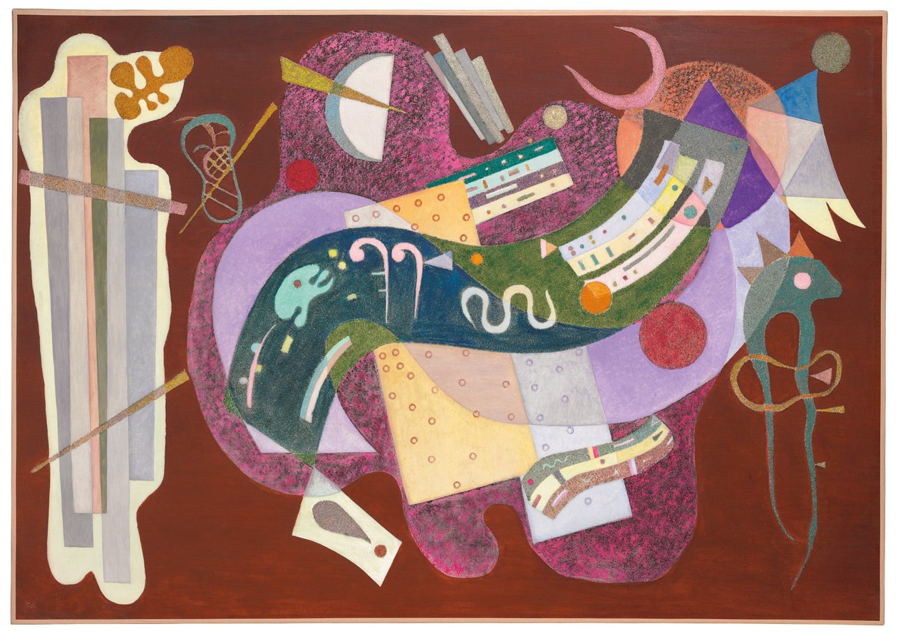 Stijf en gebogen door Wassily Kandinsky