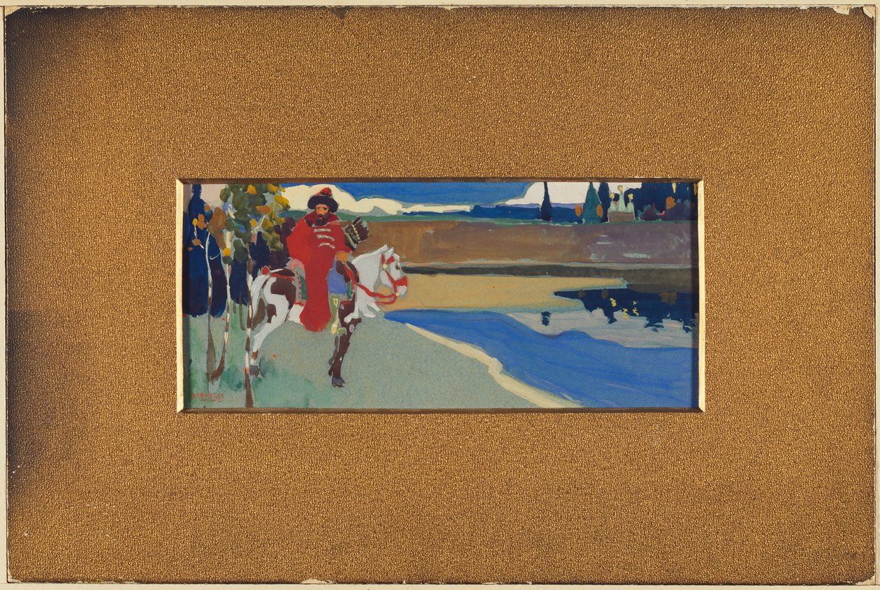 Russische ruiter door Wassily Kandinsky