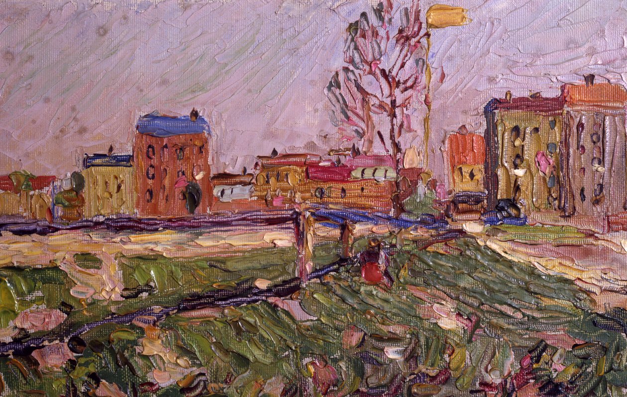 Schwabing, München door Wassily Kandinsky