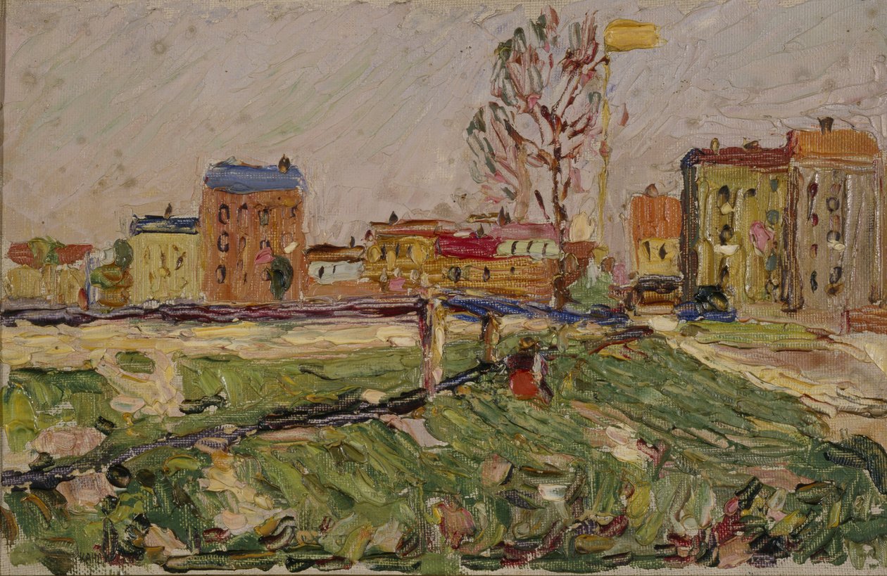 Schwabing, München, 1901 door Wassily Kandinsky