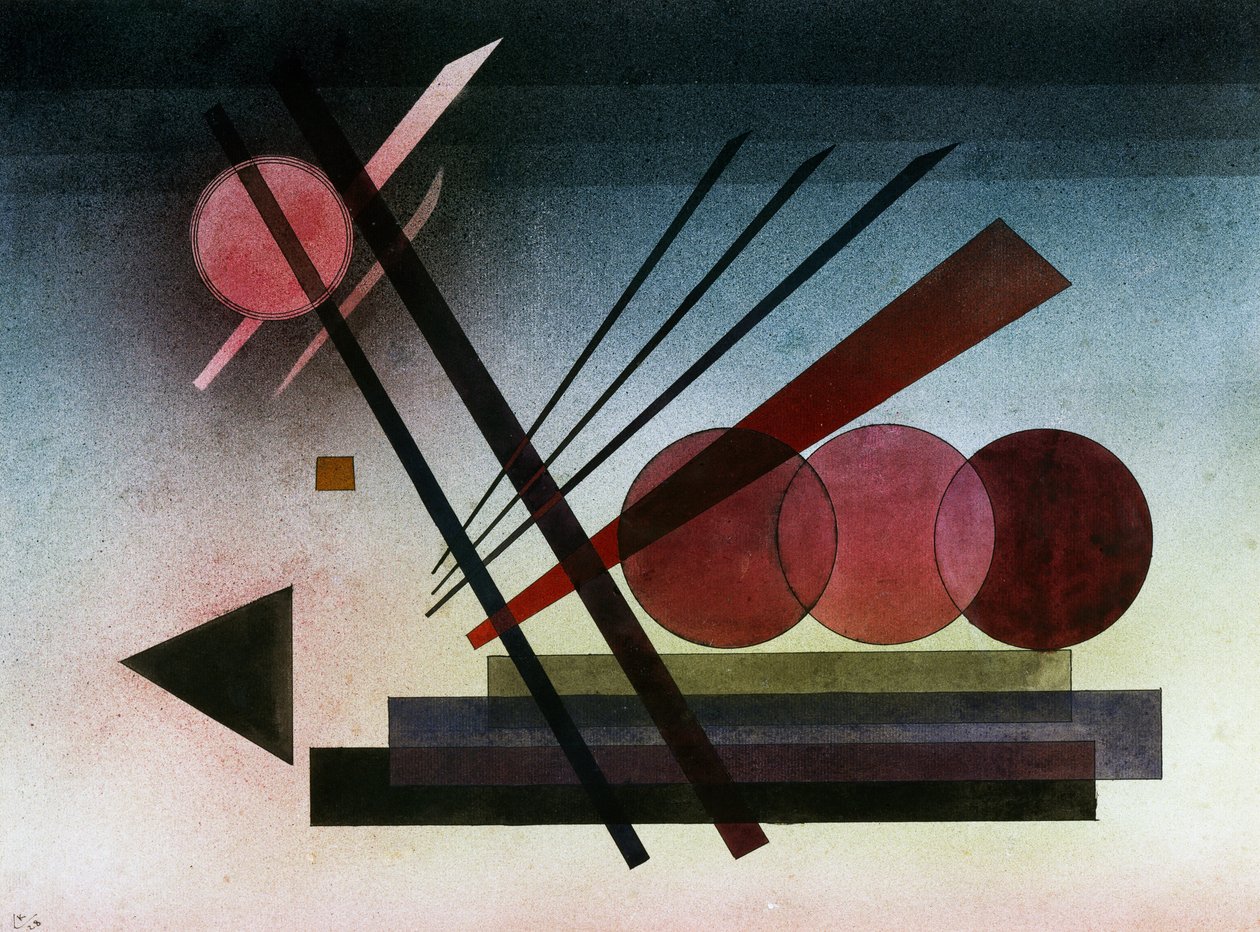 Schwebende Kraft door Wassily Kandinsky