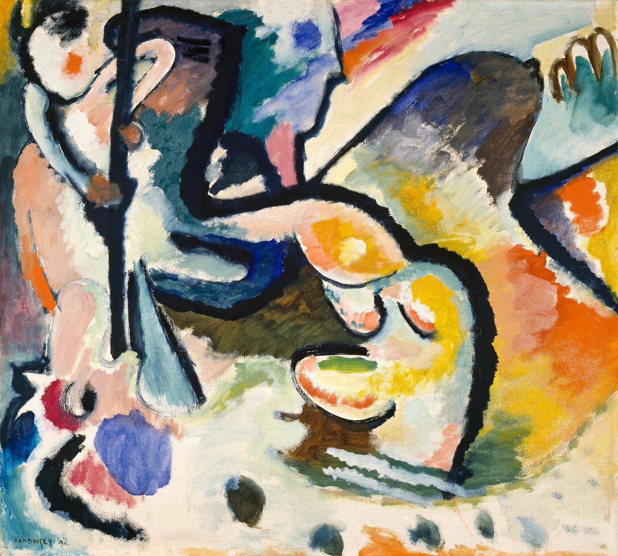 Sint Joris III door Wassily Kandinsky