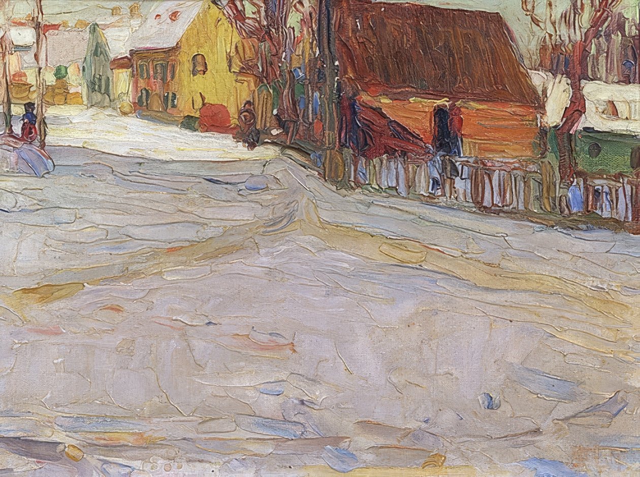 Stadslandschap door Wassily Kandinsky