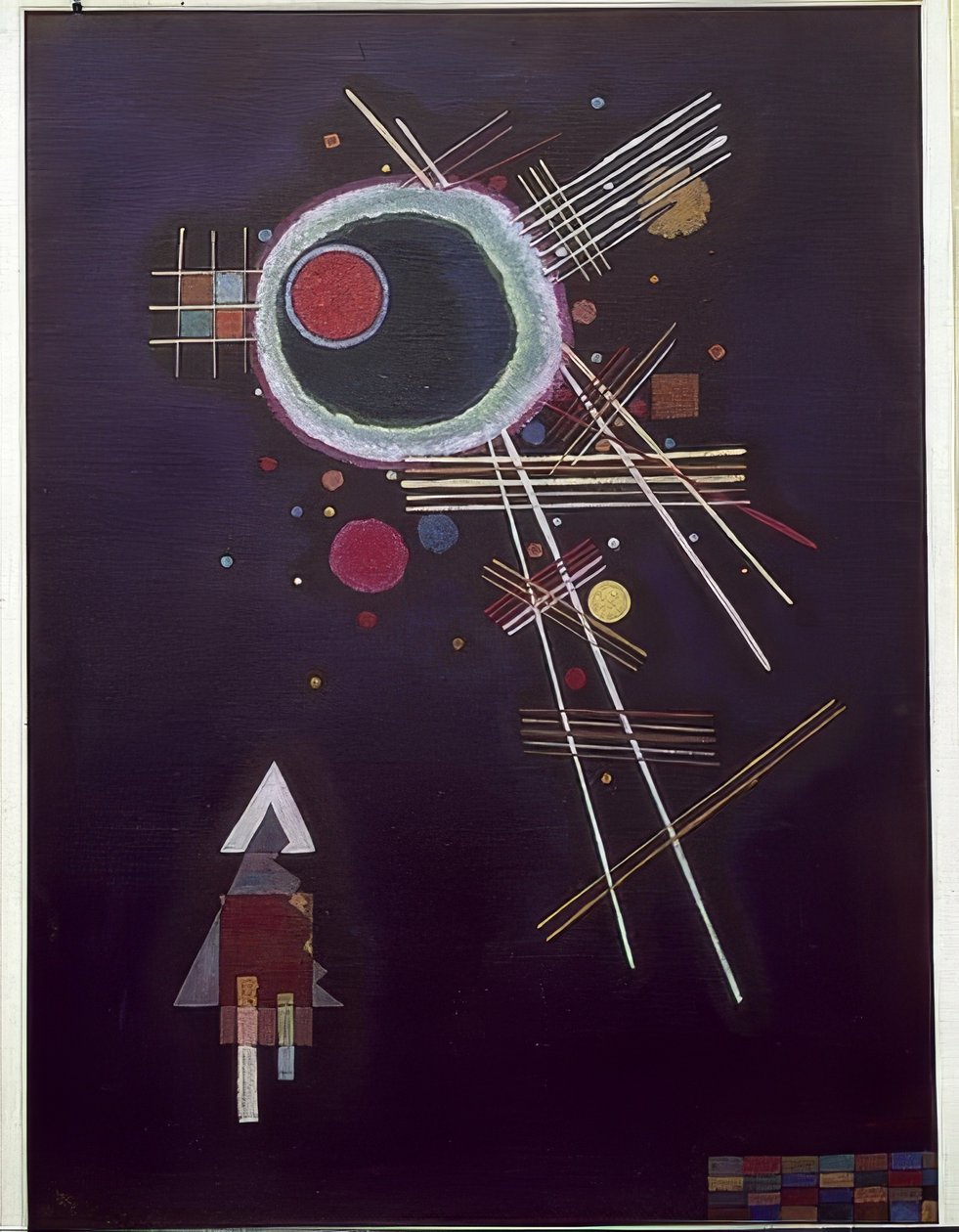 Stralenlijnen. 1927 door Wassily Kandinsky