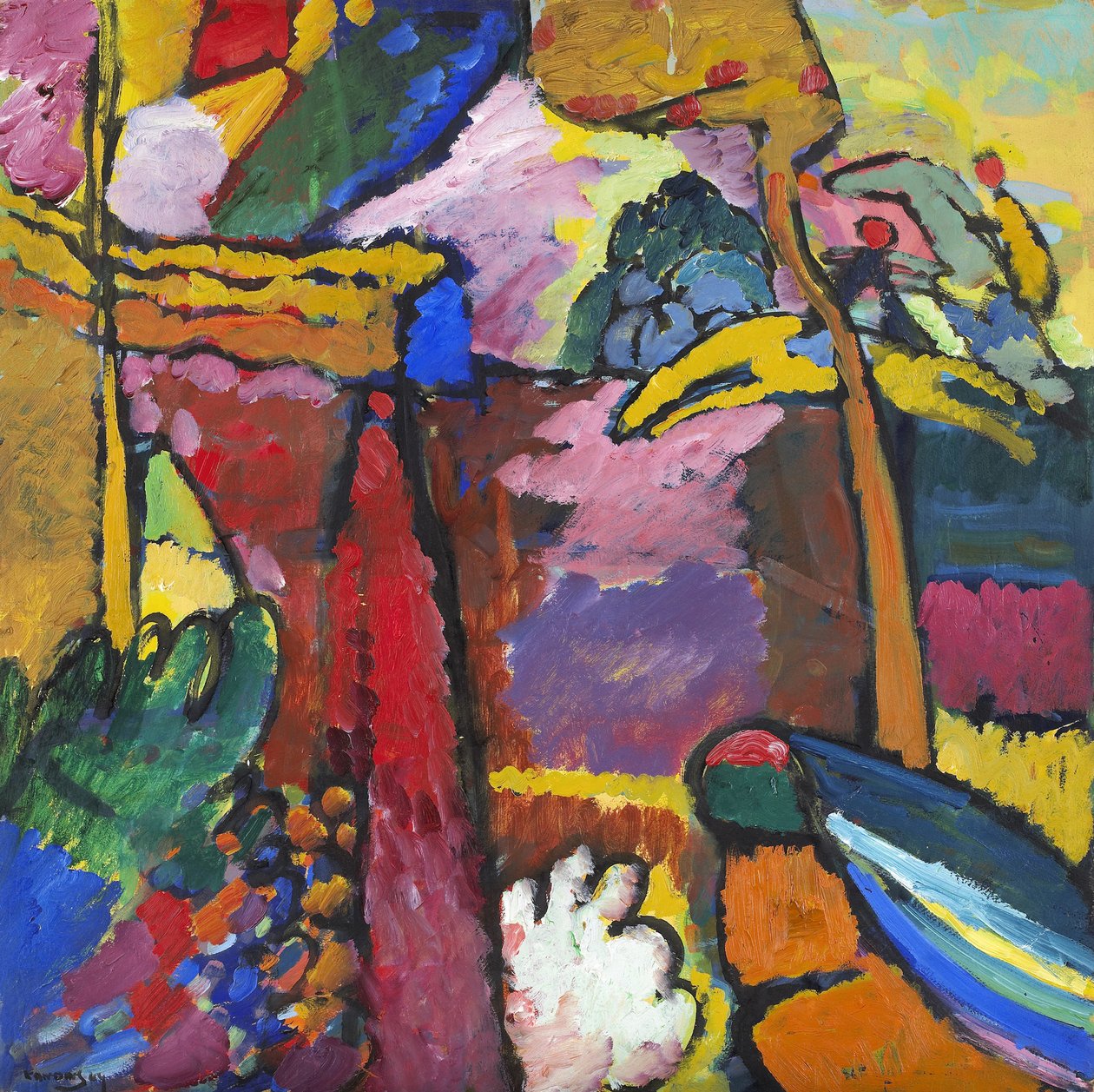 Studie voor Improvisatie V, 1910 door Wassily Kandinsky