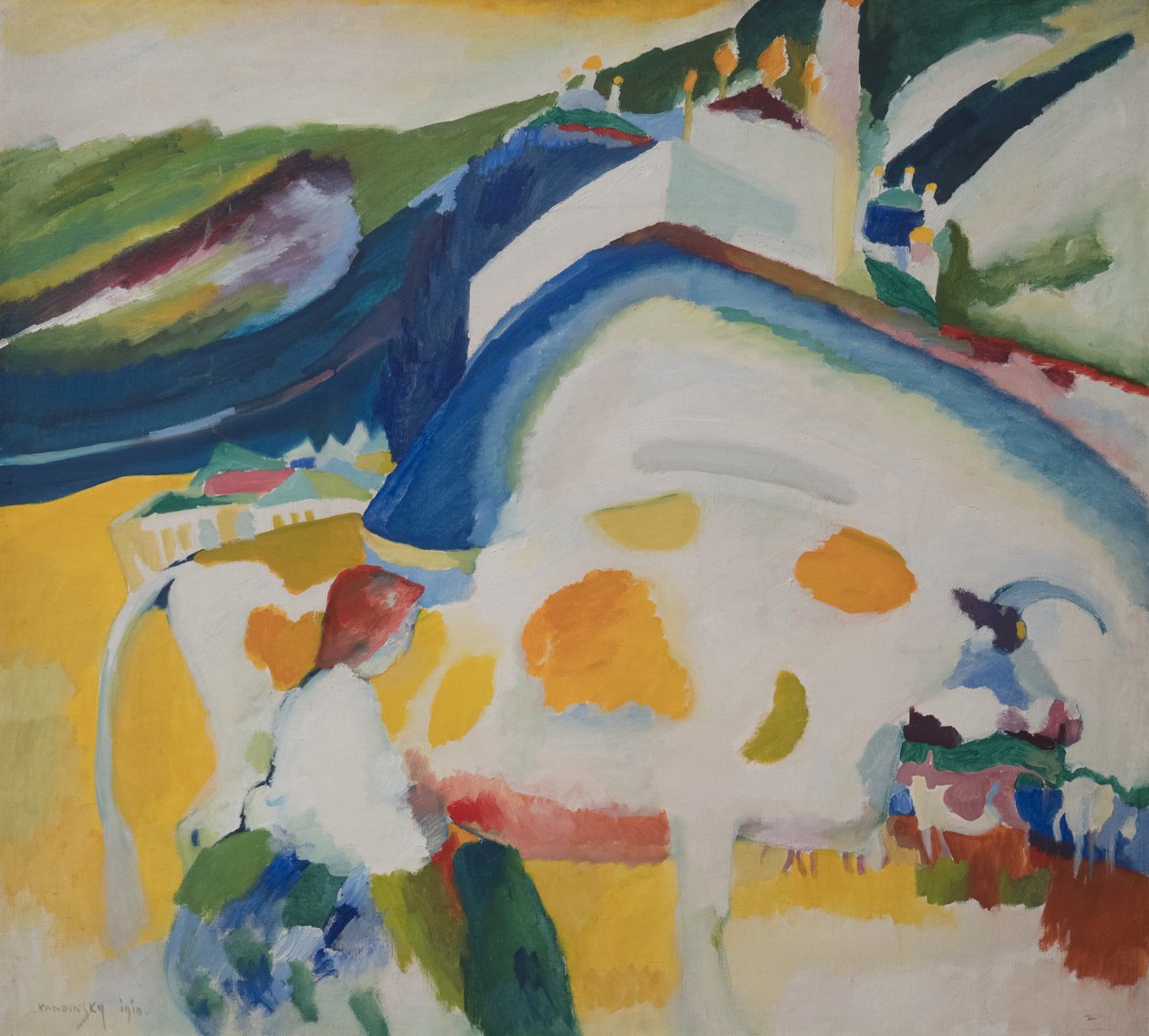 De koe door Wassily Kandinsky