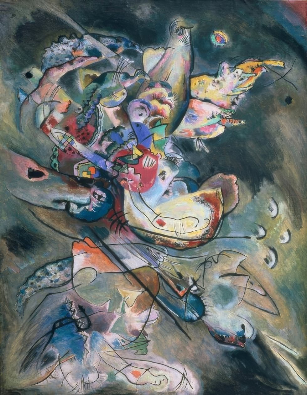 Somber door Wassily Kandinsky