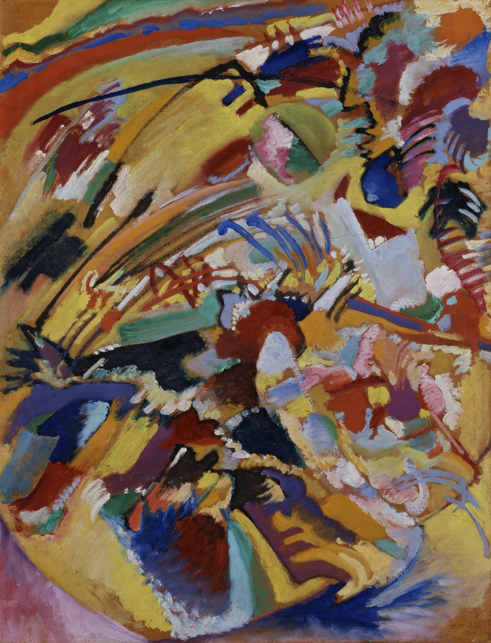 Ongenoemde Improvisatie I door Wassily Kandinsky