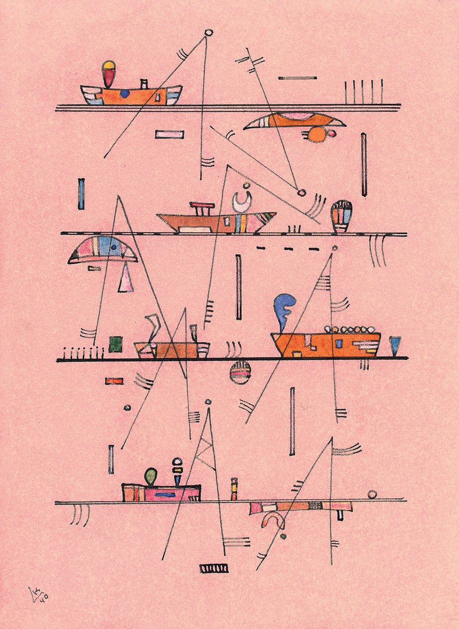 Zonder titel door Wassily Kandinsky