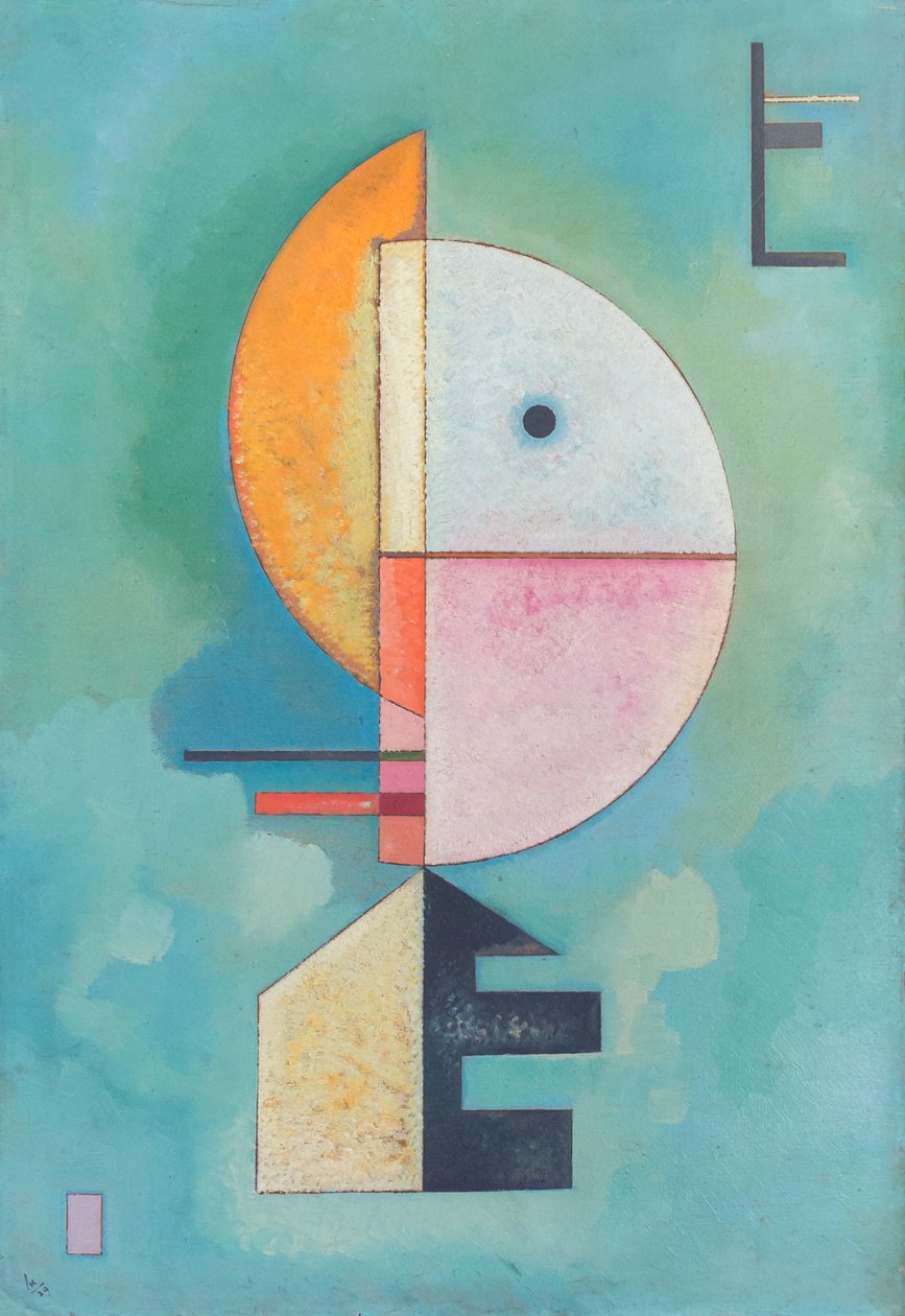 Omhoog door Wassily Kandinsky