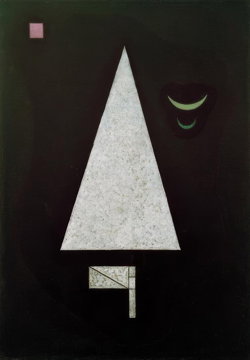Witte scherpte door Wassily Kandinsky