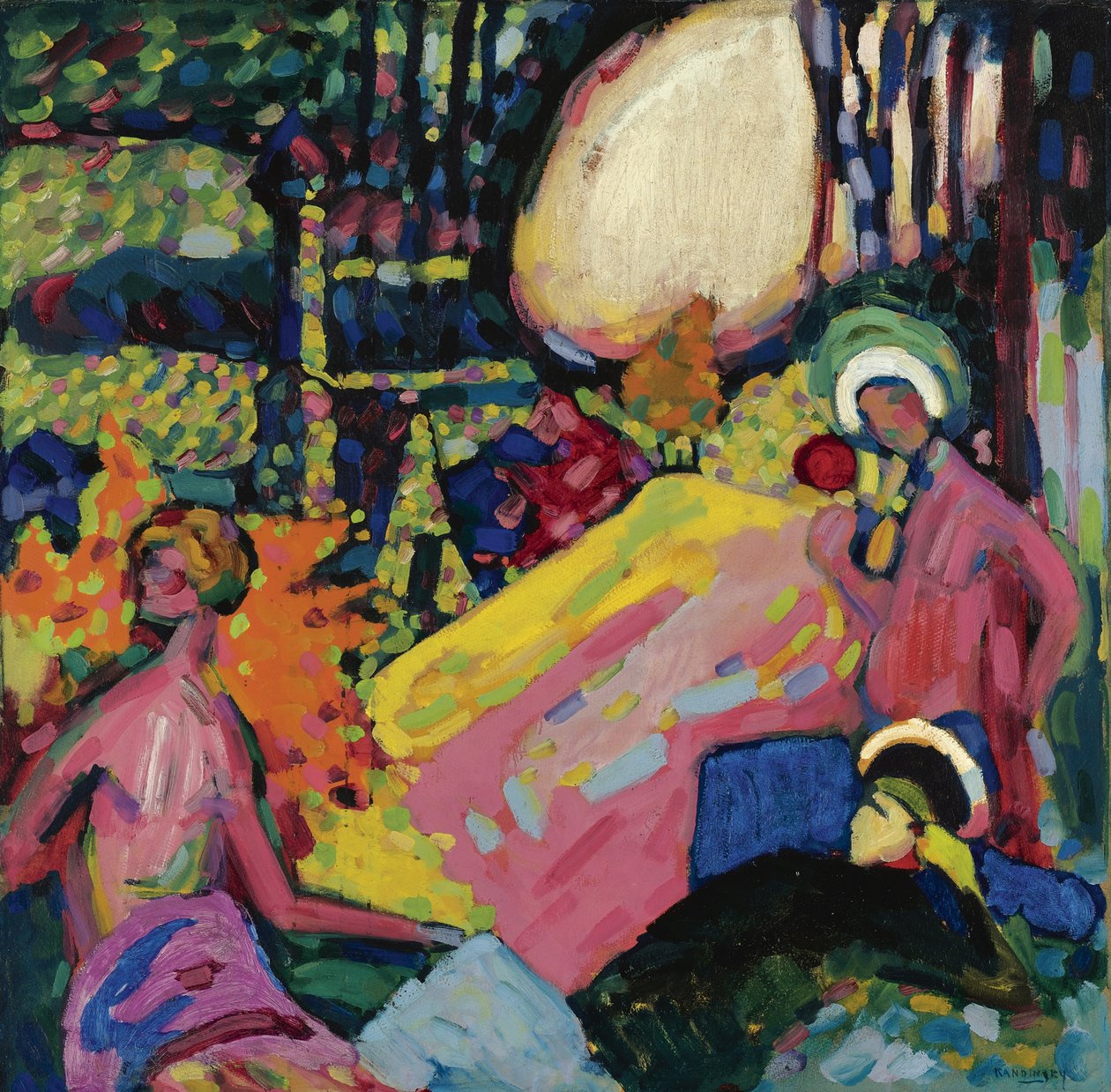 Wit Geluid door Wassily Kandinsky