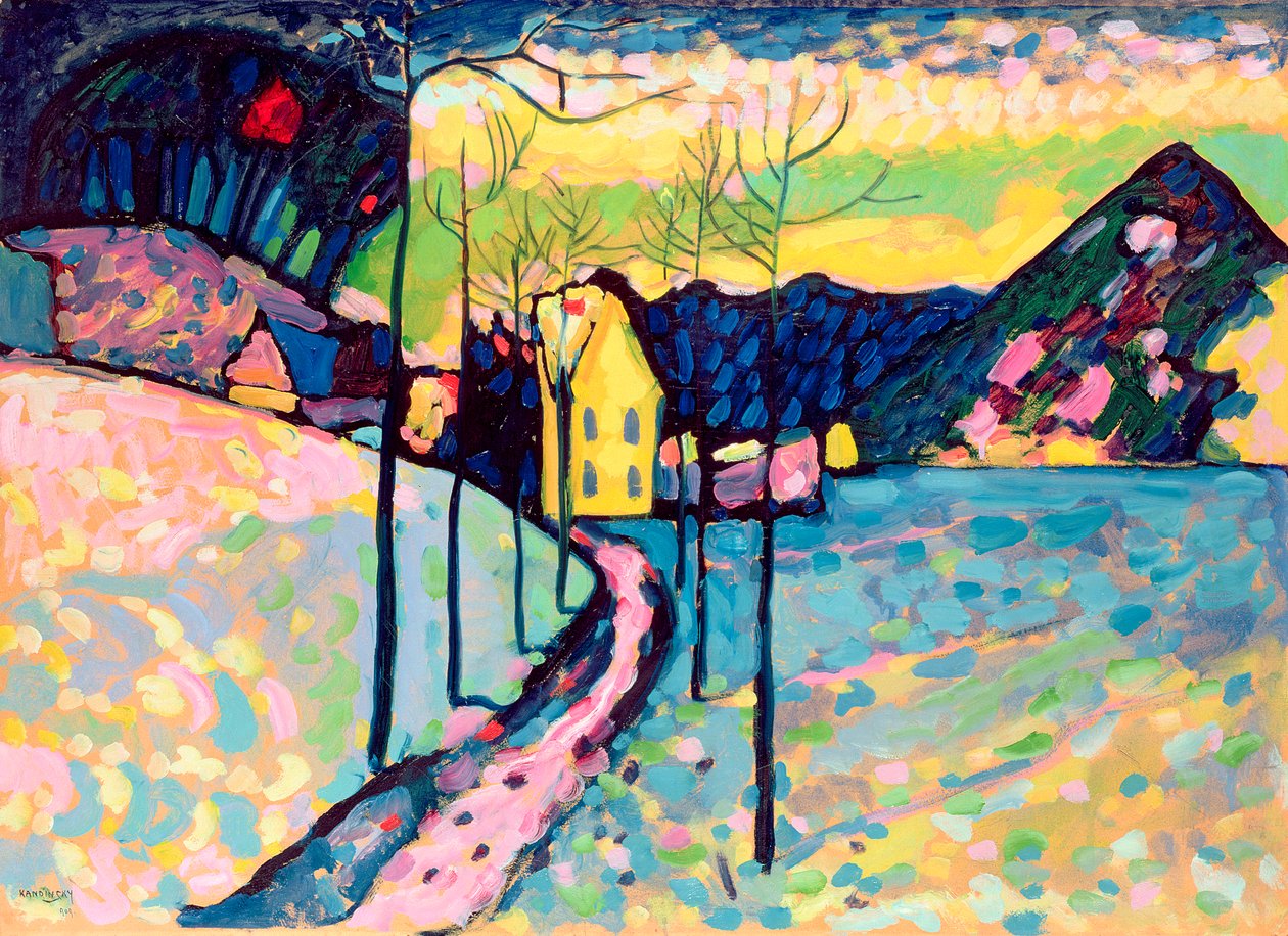 Winterlandschap door Wassily Kandinsky