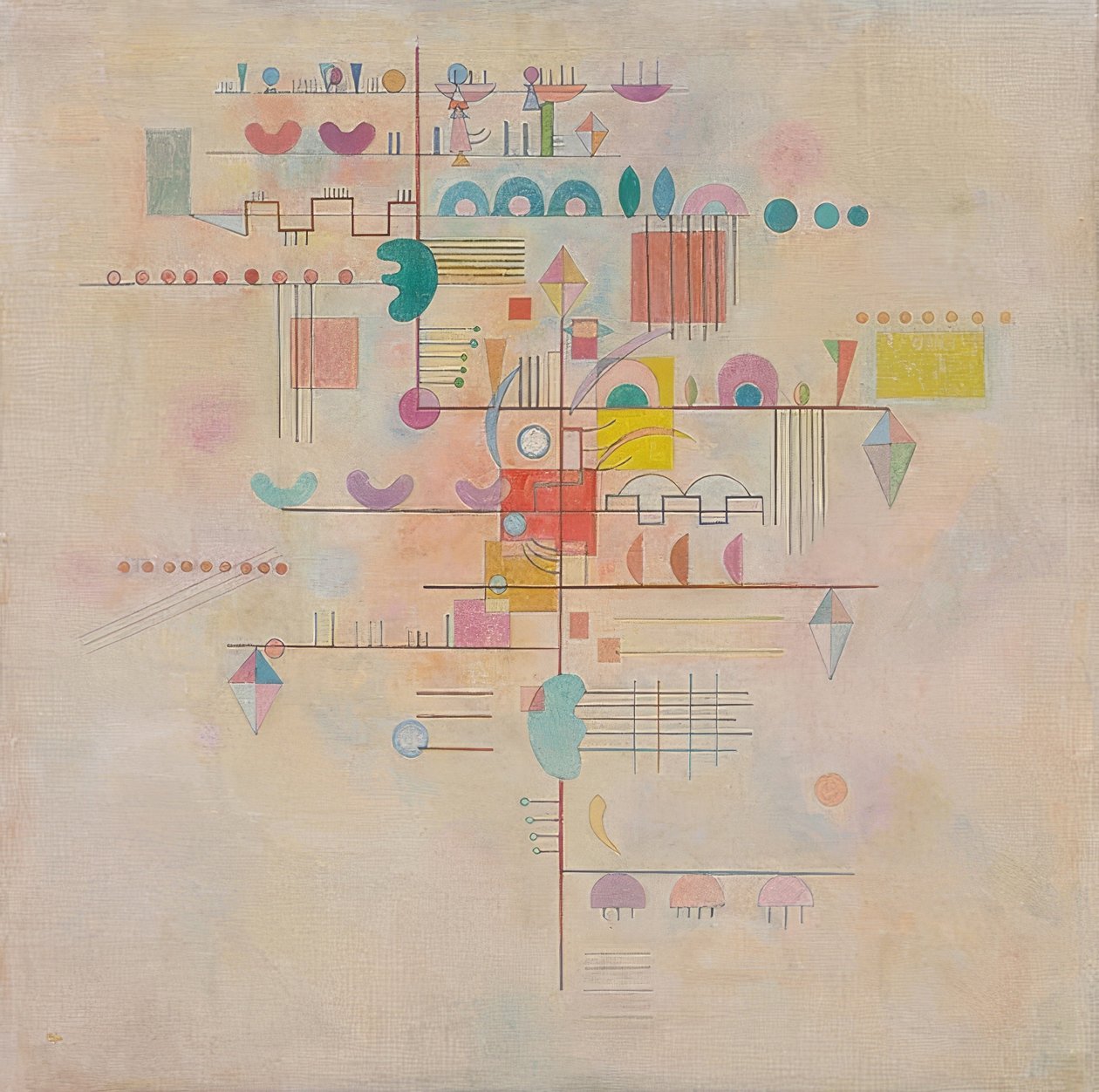 Zachte opgang door Wassily Kandinsky