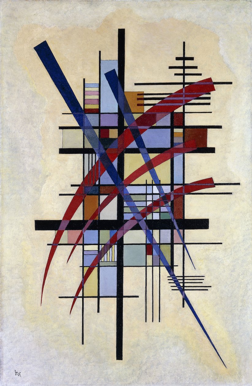 Zeichen mit Begleitung door Wassily Kandinsky