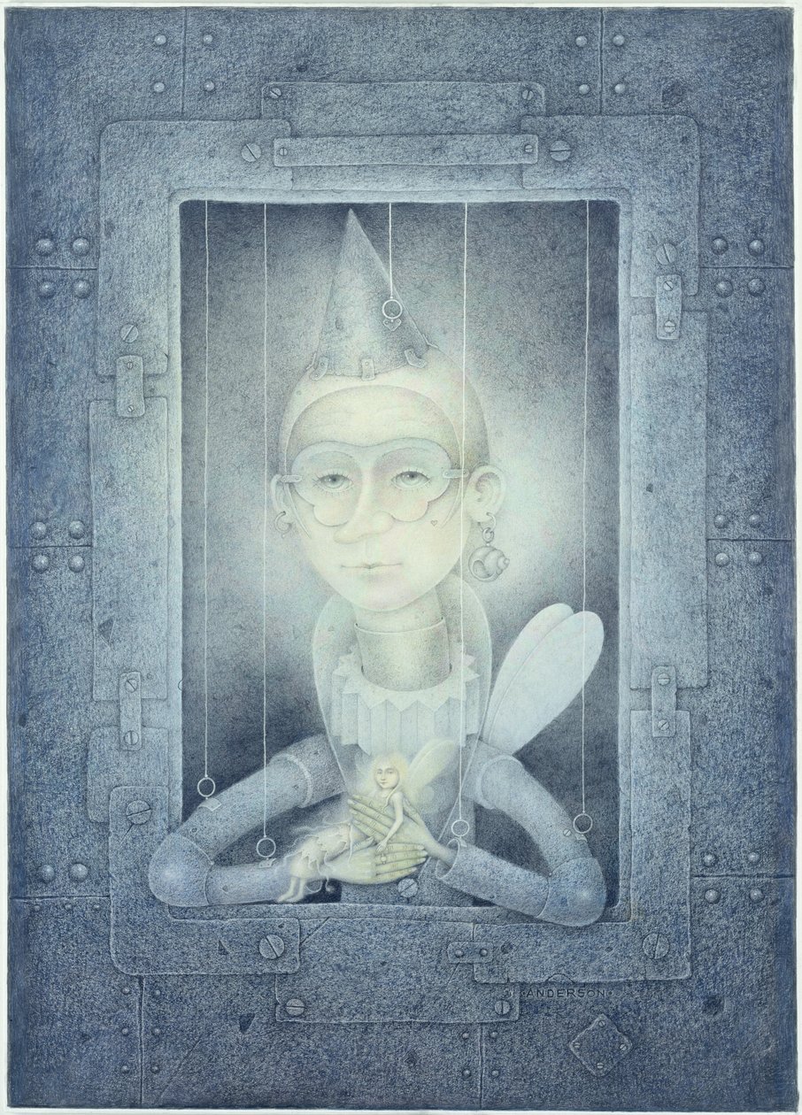 De feeënvanger, 2005 (gemengde techniek) door Wayne Anderson