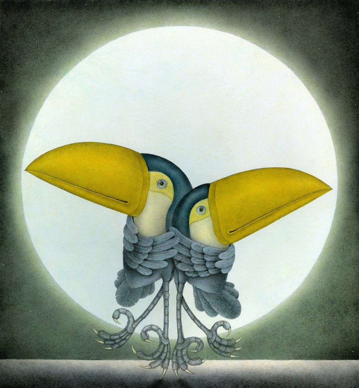 Toekan kan, 2010 (gemengde techniek) door Wayne Anderson