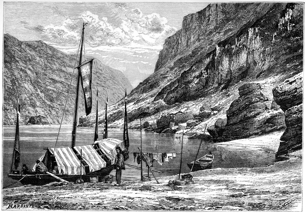 De Boven-Yangtse-Kiang, China door Weber