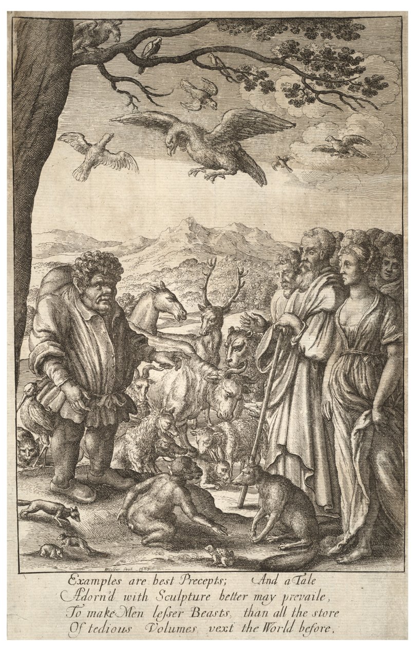 Aesopus door Wenceslaus Hollar