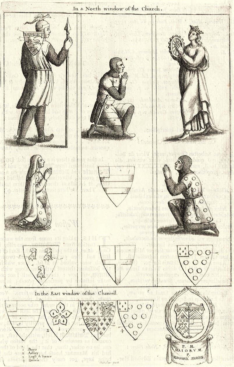 Bulkington (glas-in-lood) door Wenceslaus Hollar