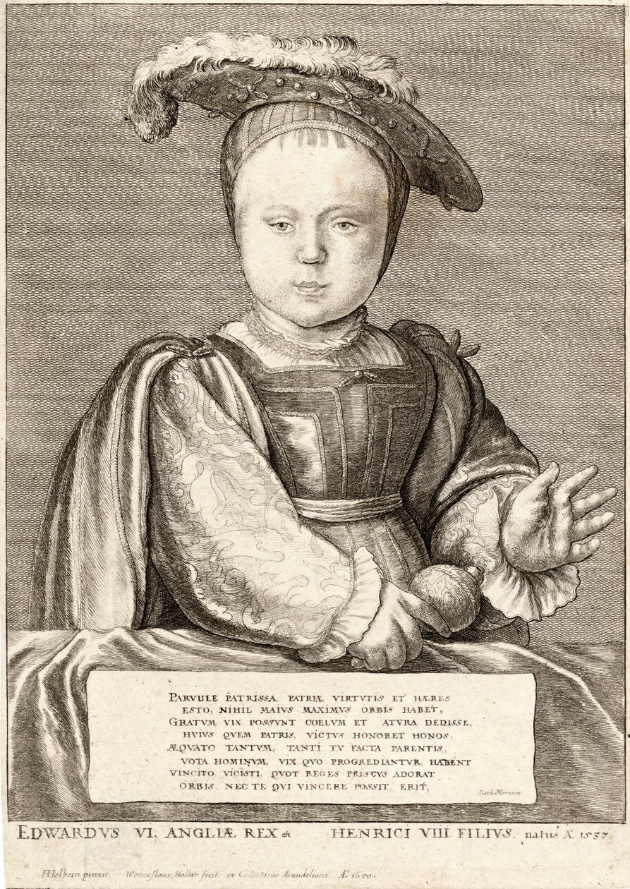 Edward VI door Wenceslaus Hollar