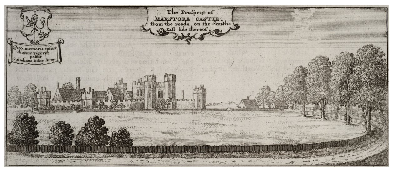 Maxstoke door Wenceslaus Hollar