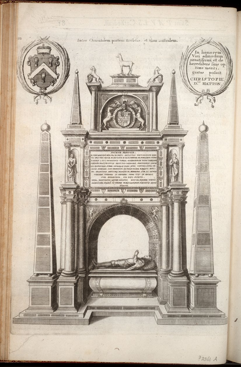 Sir Christopher Hatten door Wenceslaus Hollar