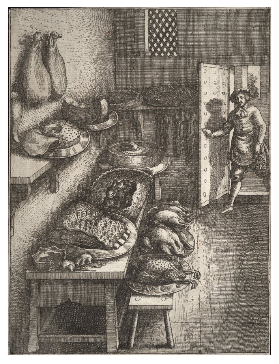 De stad- en landmuis door Wenceslaus Hollar