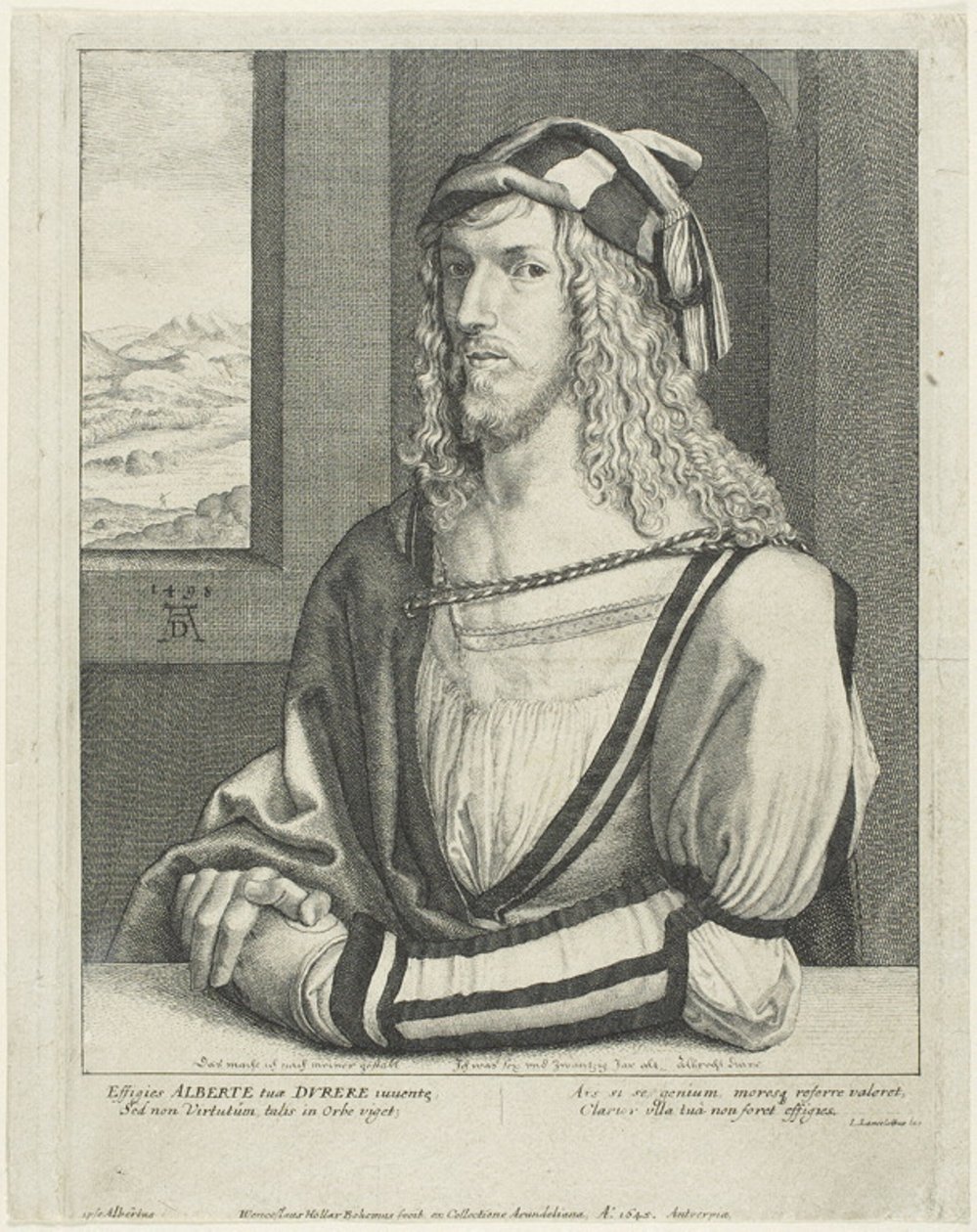 Albrecht Dürer door Wenceslaus Hollar