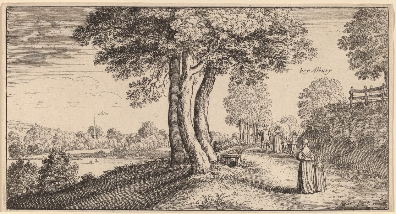 Albury door Wenceslaus Hollar