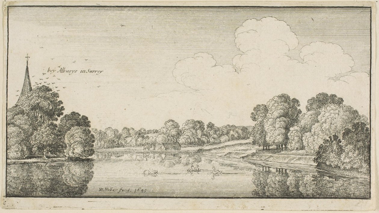 Albury door Wenceslaus Hollar
