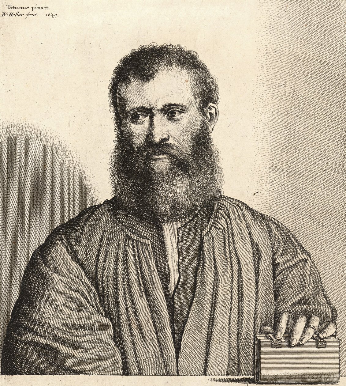 Altoviti, of della Casa. Staat 3 door Wenceslaus Hollar