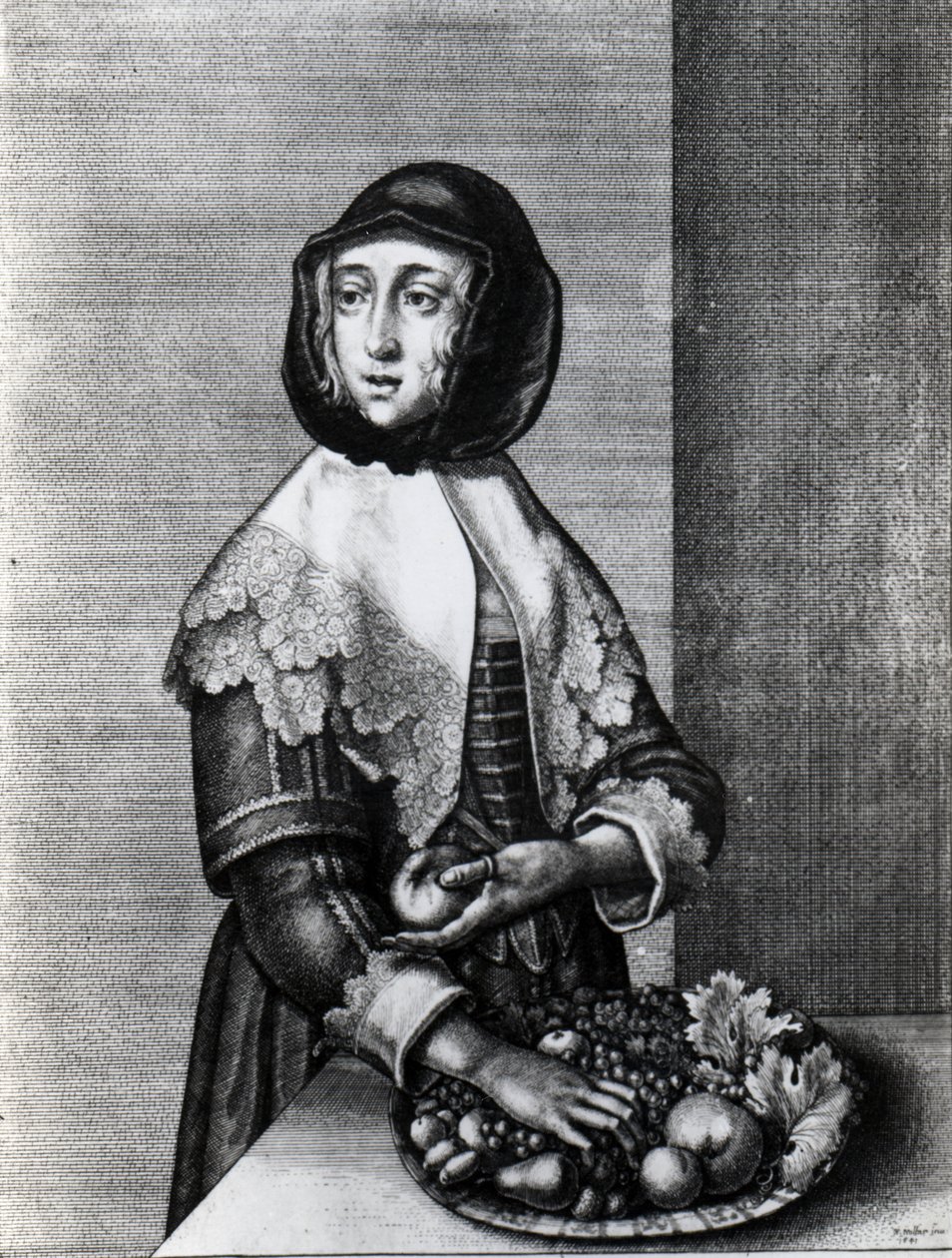 Herfst, 1641 door Wenceslaus Hollar