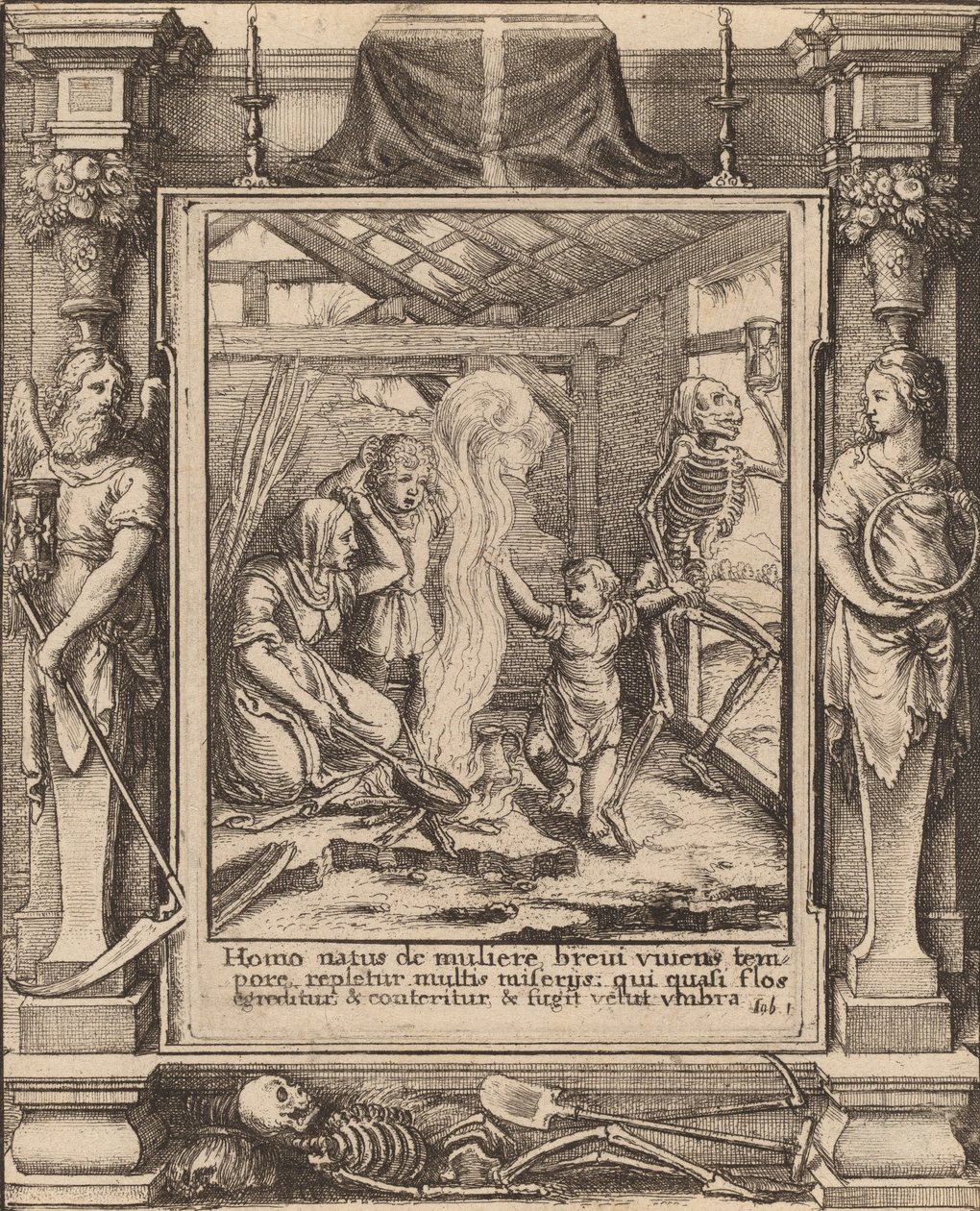 Kind, 1651 door Wenceslaus Hollar