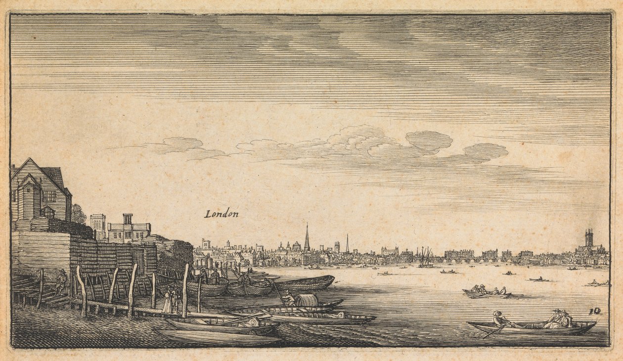 Engelse Zichten: Londen door Wenceslaus Hollar