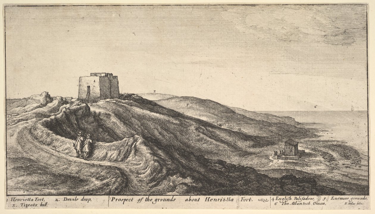 Henrietta Fort door Wenceslaus Hollar