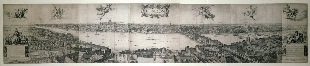 Londen door Wenceslaus Hollar