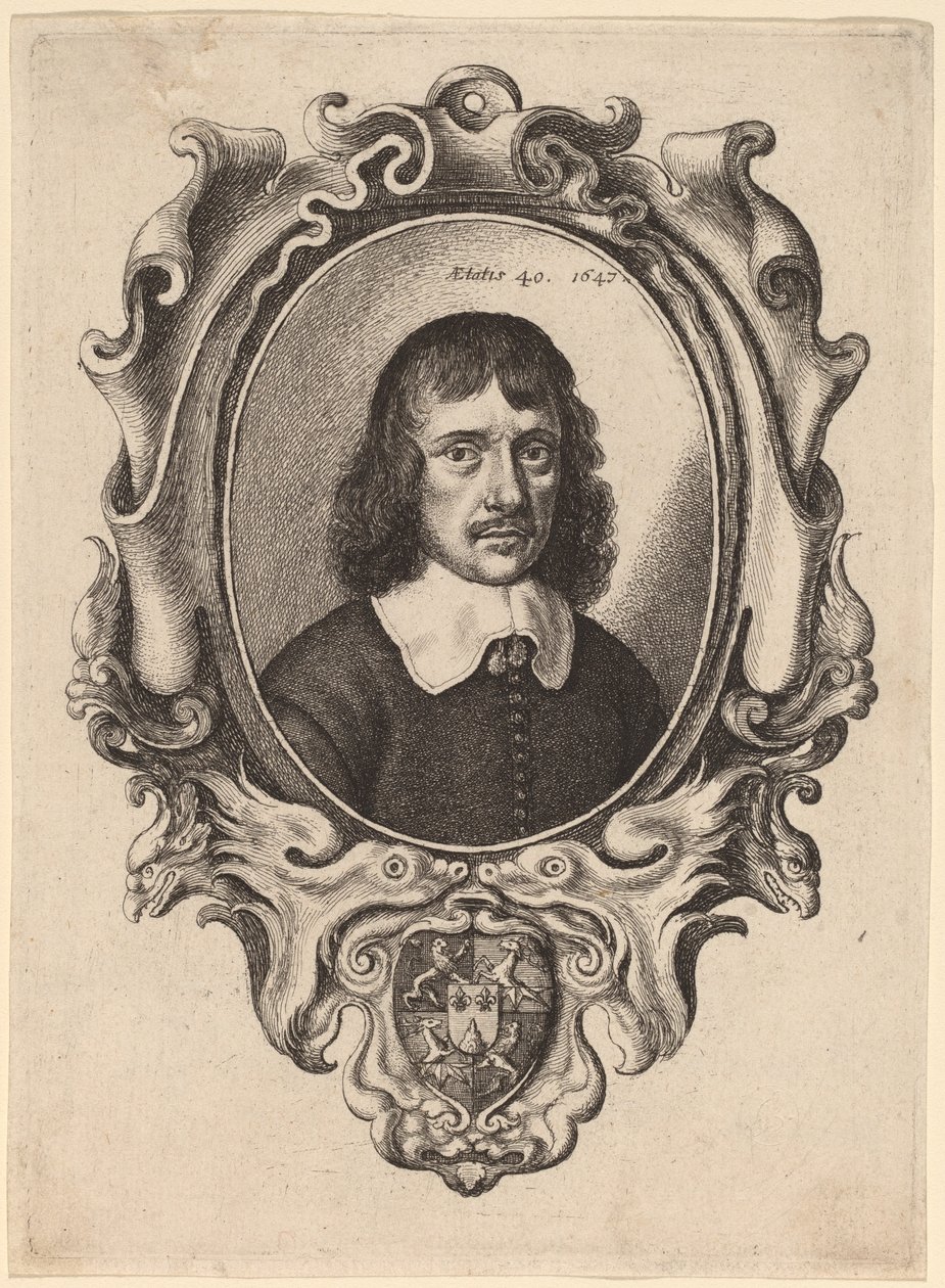 Zelfportret door Wenceslaus Hollar