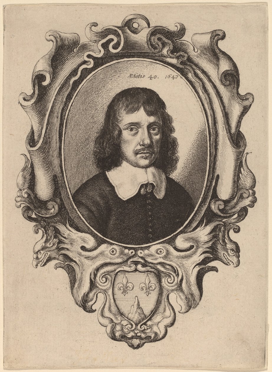 Zelfportret door Wenceslaus Hollar