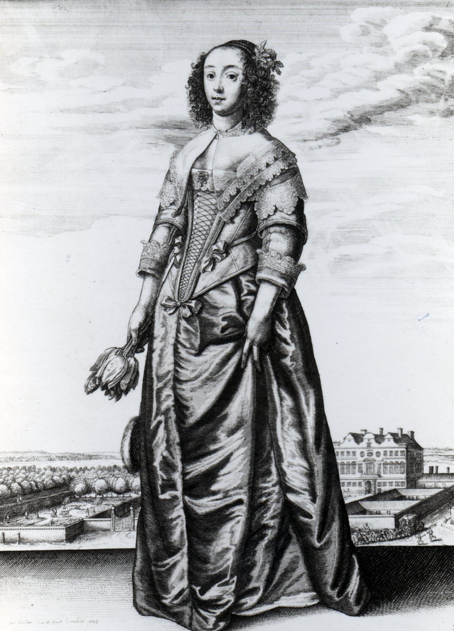 Lente, 1643 door Wenceslaus Hollar