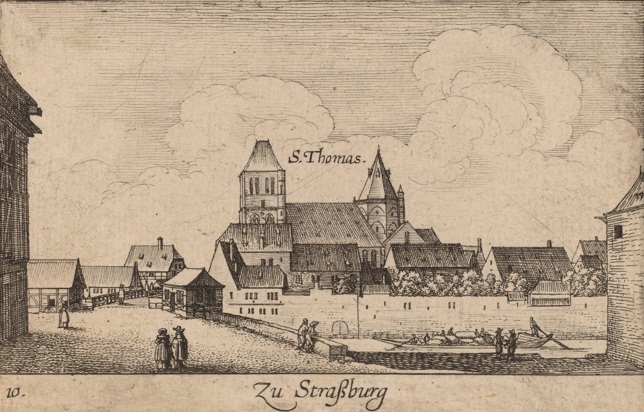 Straatsburg, 1635 door Wenceslaus Hollar