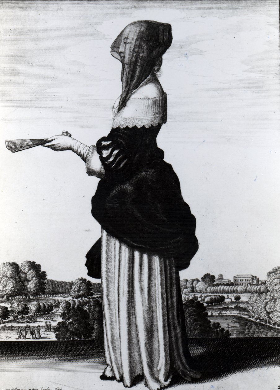 Zomer, 1644 door Wenceslaus Hollar