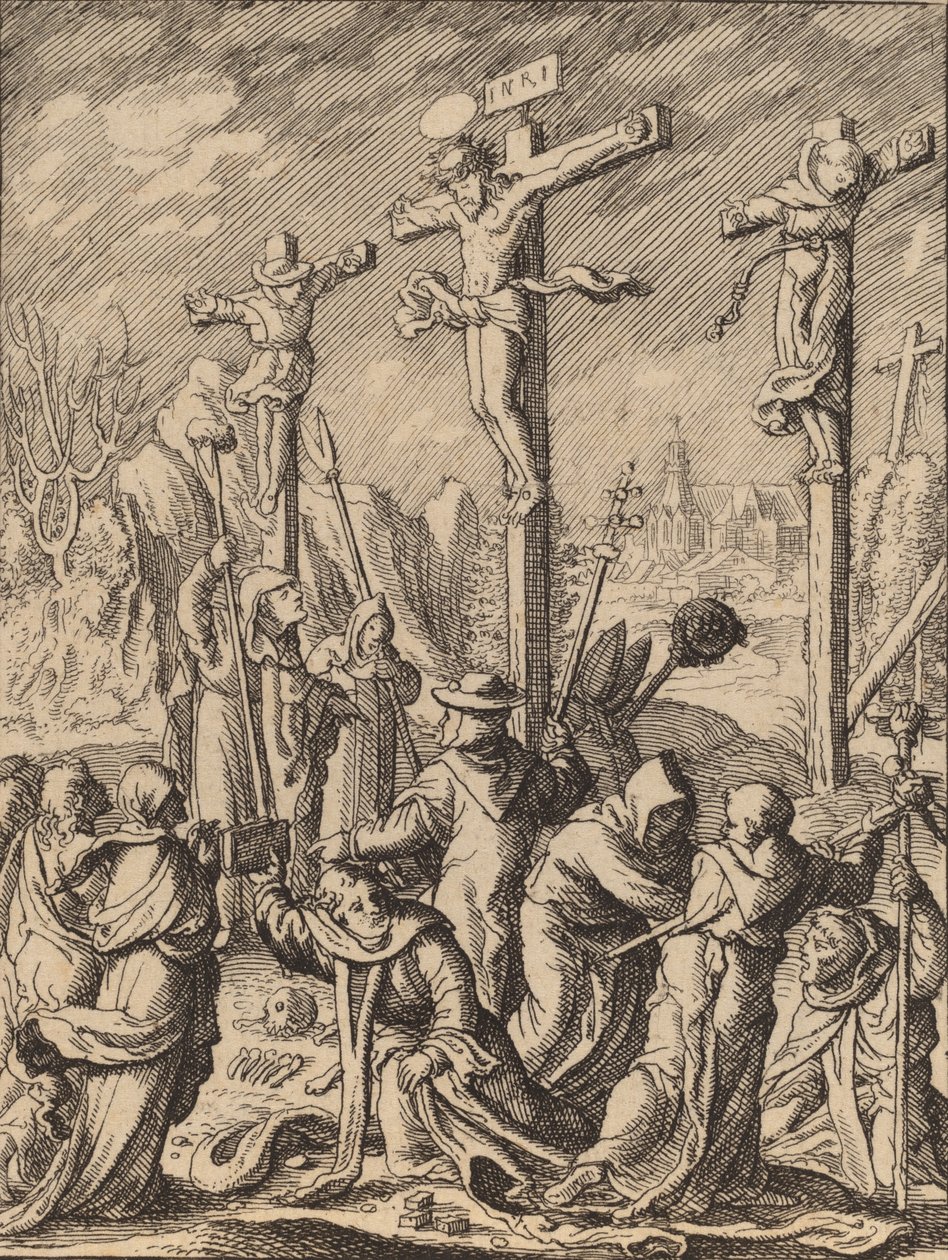 De kruisiging door Wenceslaus Hollar