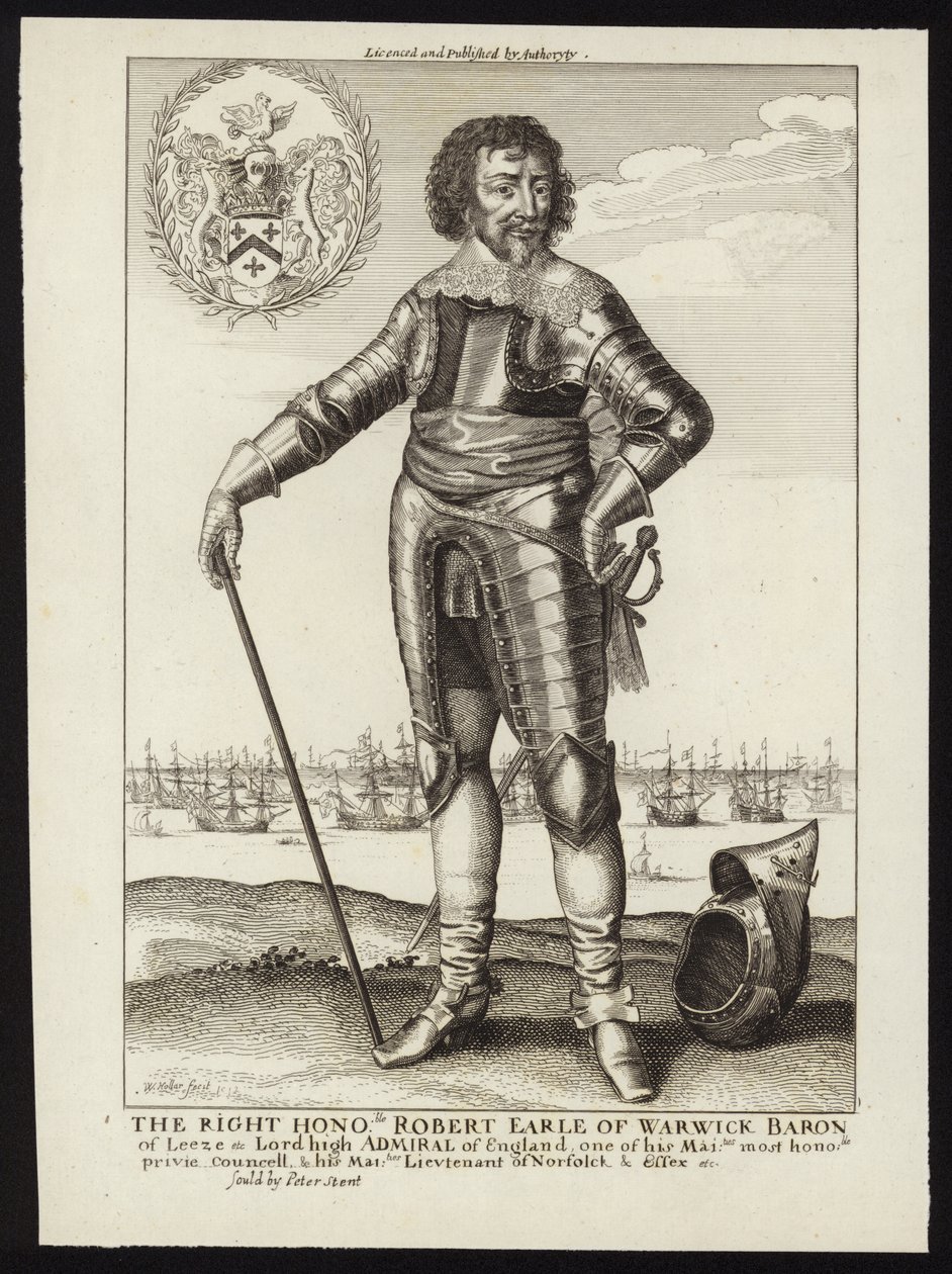 De Zeer Eerwaarde Robert Graaf van Warwick door Wenceslaus Hollar