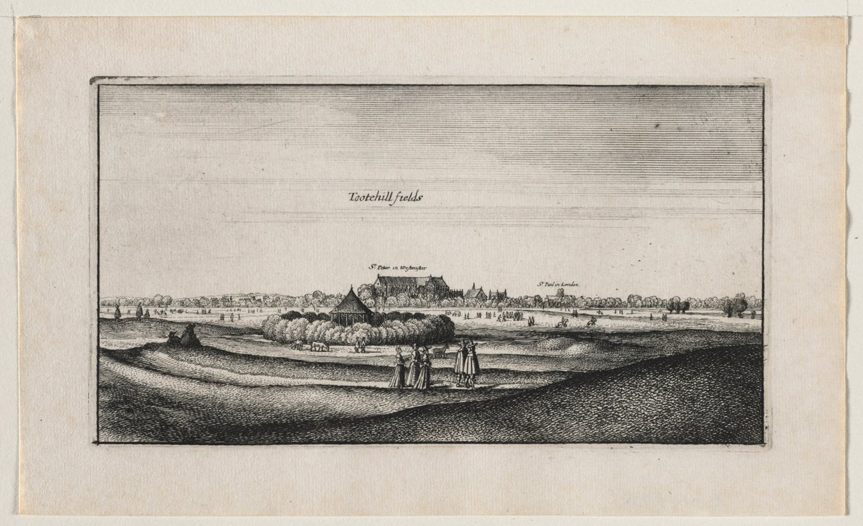 Tothill Fields door Wenceslaus Hollar