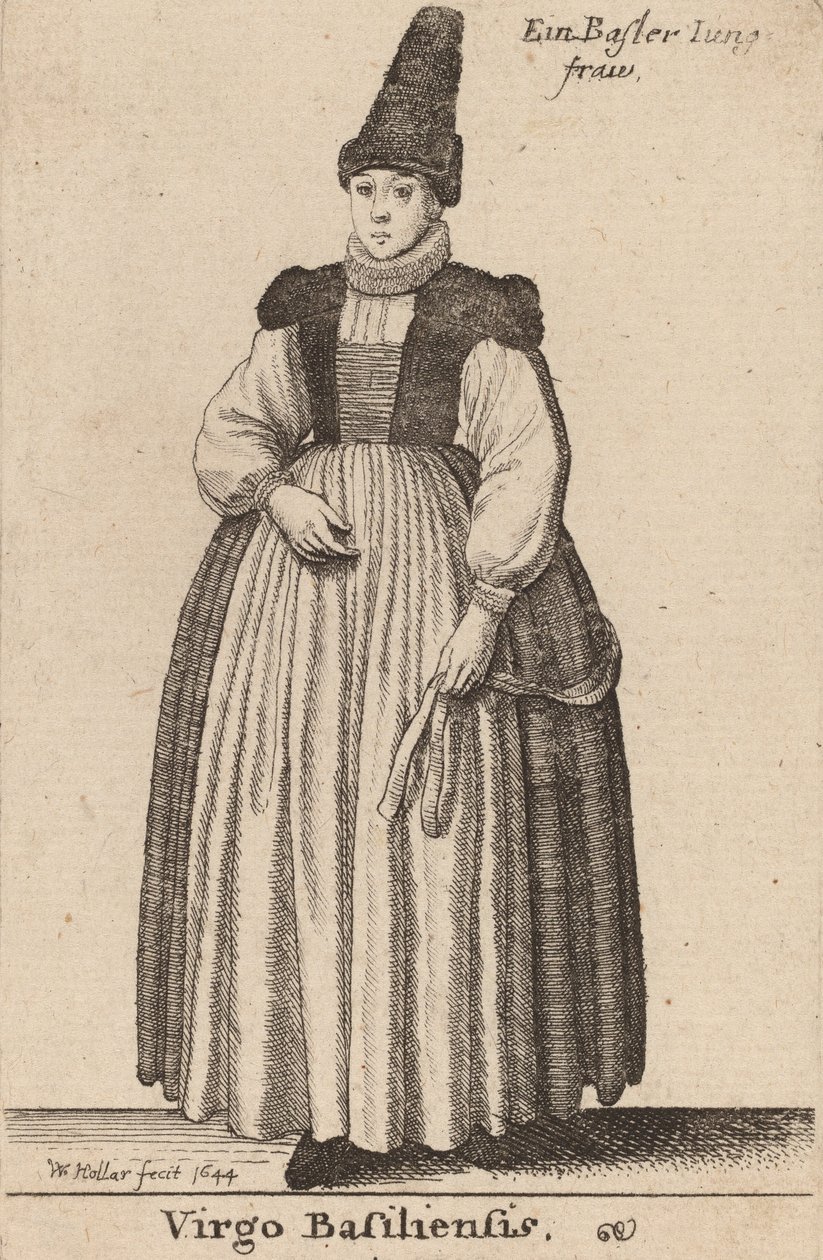 Virgo Basiliensis door Wenceslaus Hollar
